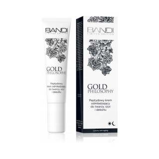 Crème rajeunissante aux peptides Bandi Gold Philosophy pour le visage, le cou et le décolleté 14 ml
