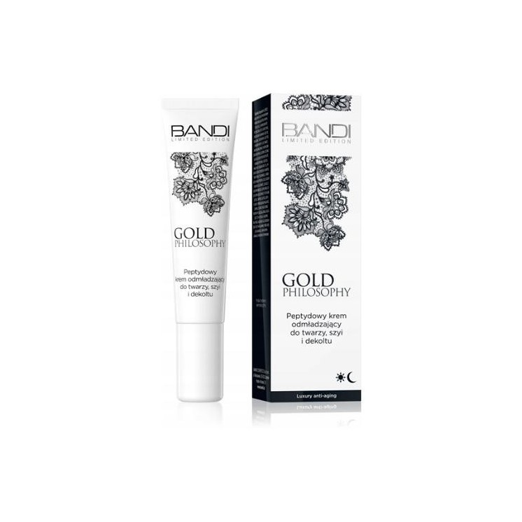 Bandi Gold Philosophy Peptide Verjüngungscreme für Gesicht, Hals und Dekolleté 14 ml
