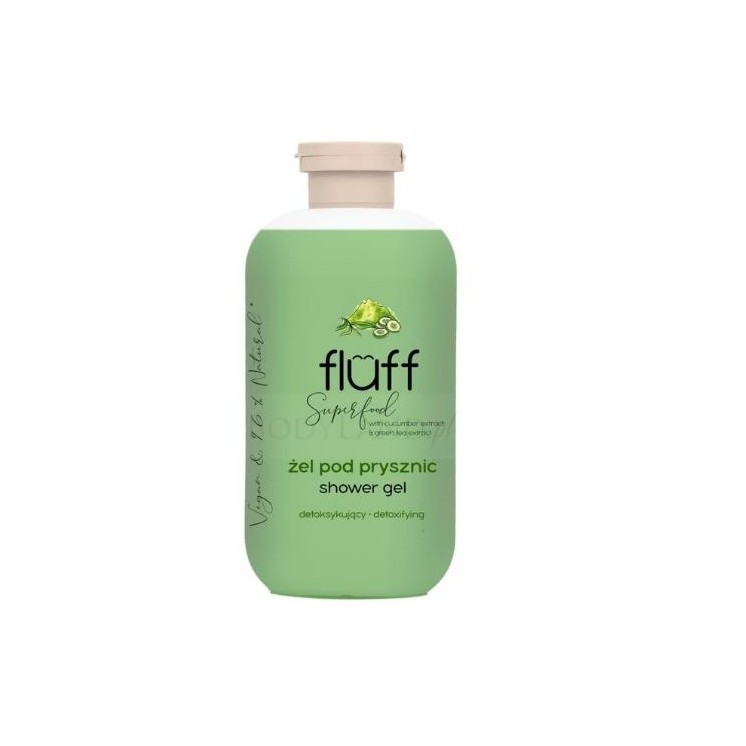 Fluff Superfood Shower gel with the scent of green tea and cucumber 500 ml