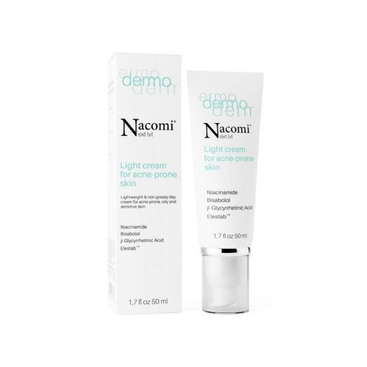 Nacomi Next Level Dermo Light Cream for acne skin 50 ml