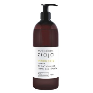 Ziaja Baltic Home Spa Witalizacja Żel 3w1 do mycia twarzy, ciała i włosów 500 ml