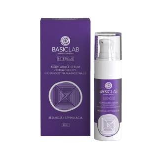 BasicLab Esteticus Correcting Serum met Retinal 0.07%, Fitofsingosine en Carnosine 2.0 30 ml