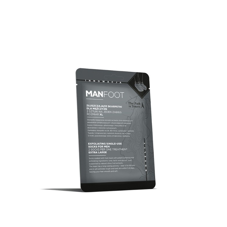 ManFoot Exfoliating socks for men size XL 1 pair