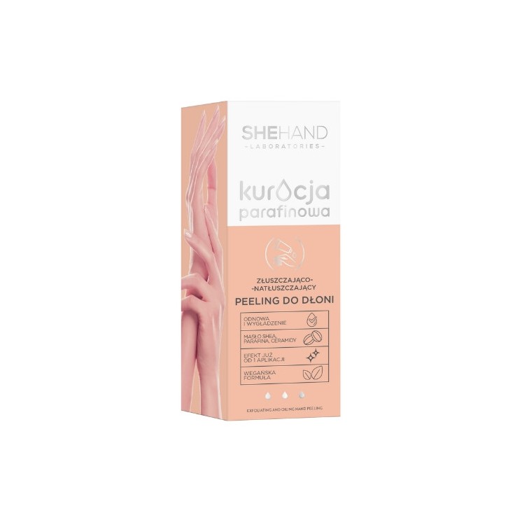 SheHand Paraffinebehandeling scrubben en oliën Peeling 75 g