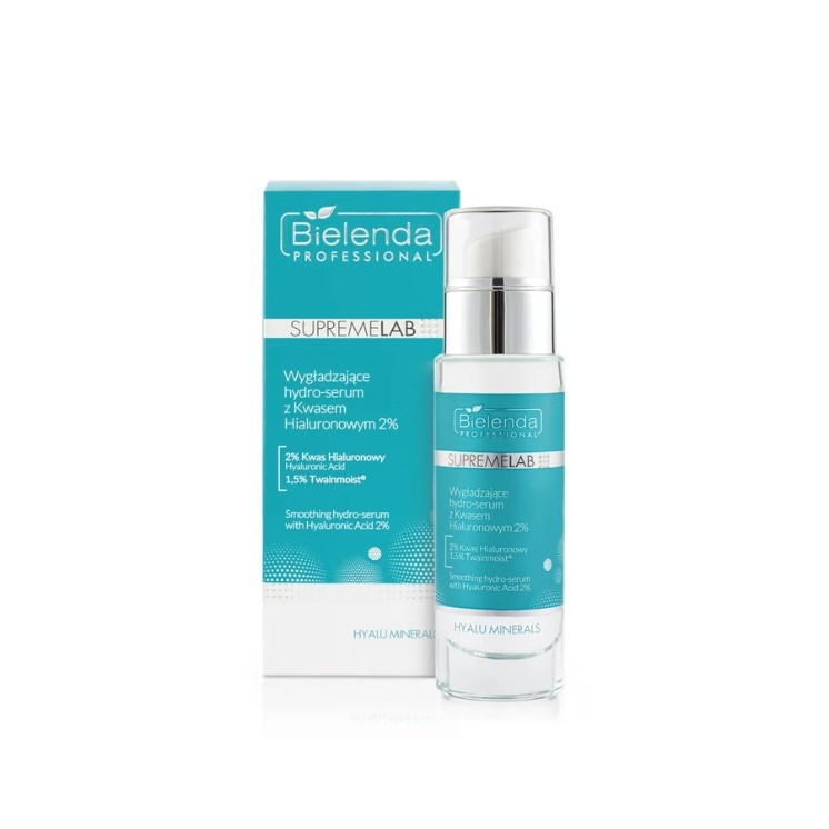 Bielenda Professional SUPREMELAB Hyalu Minerals smoothing Hydro - Serum with Hyaluronic Acid 2% 30 ml