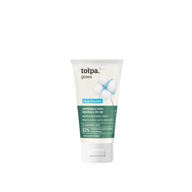 Tołpa Green moisturizing. moisturizing Soothing hand cream 75 ml