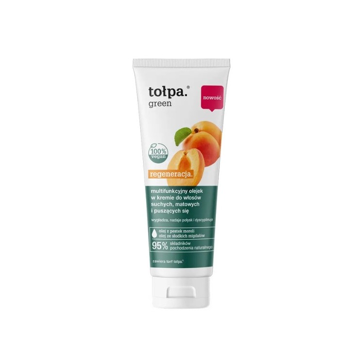 Tołpa Green Regeneration Multifunktionale Öl-in-Creme für trockenes, glanzloses und si Haar 125 ml