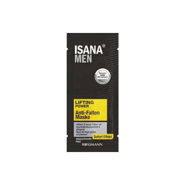 Isana Men lifting anti-wrinkle face mask 2 x 8 ml