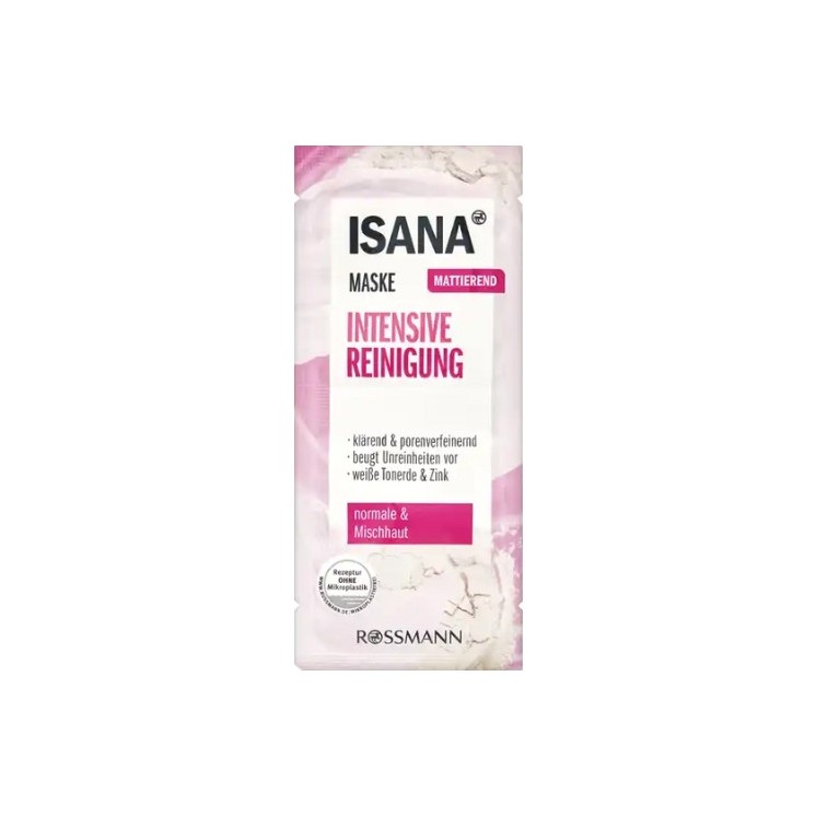 Isana Intensively Cleansing Face Mask 2 x 8 ml