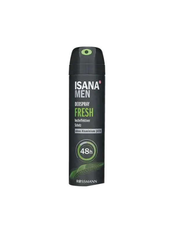 Isana Men Dezodorant w spray'u dla mężczyzn Fresh 150 ml