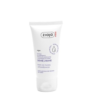 Ziaja Med Crème Visage Ultra-Nourrissante aux Graines de Lin 50 ml