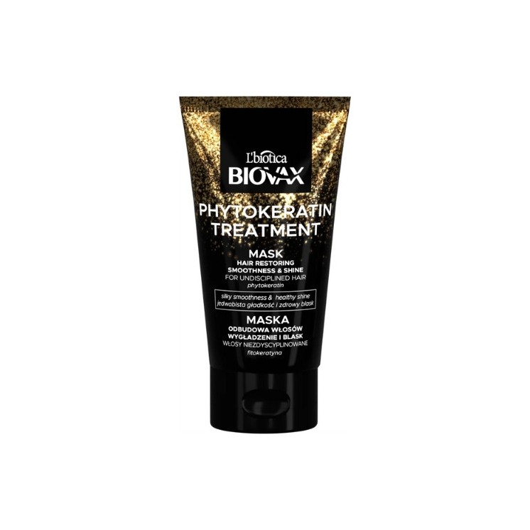 Biovax Phyto Keratin intensively rebuilding hair mask after keratin straightening 150 ml