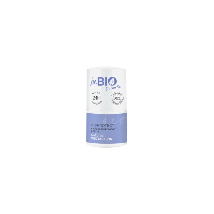 BeBio Ewa Chodakowska Natural Deo Roll-on based on Alum with hyaluronic acid and wild rice extract 50 ml