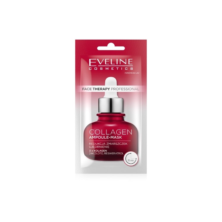 Eveline Face Therapy Professional Face Mask-ampoule with Collagen 8 ml