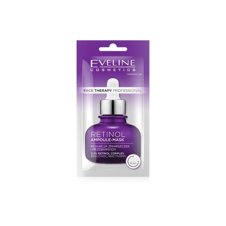Eveline Face Therapy Professional Face mask-ampoule with Retinol 8 ml
