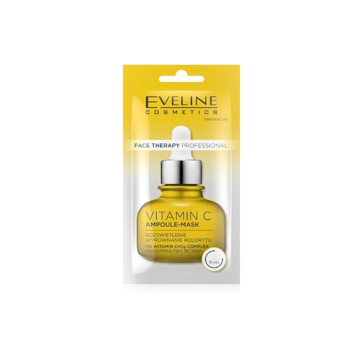 Eveline Face Therapy Professional Facial mask-ampoule with Vitamin C 8 ml