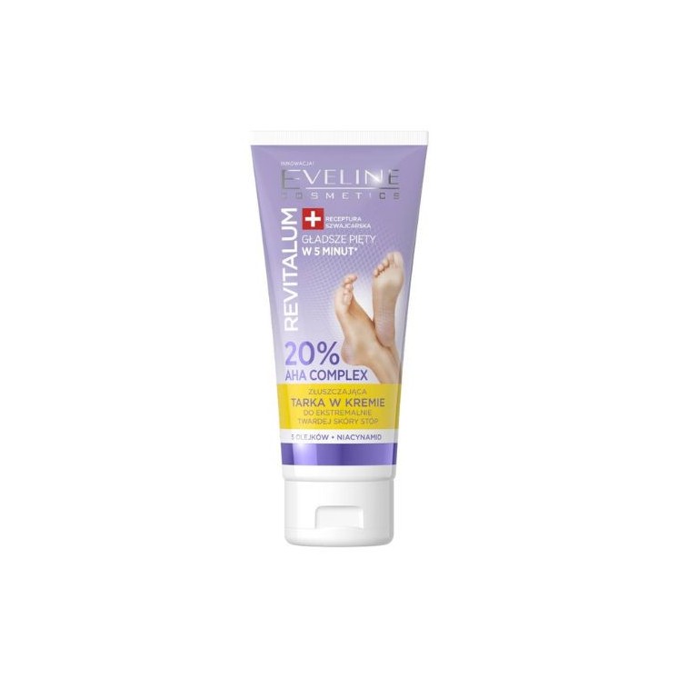 Eveline Revitalum 20% exfoliërende rasp in AHA Complex voetcrème 75 ml