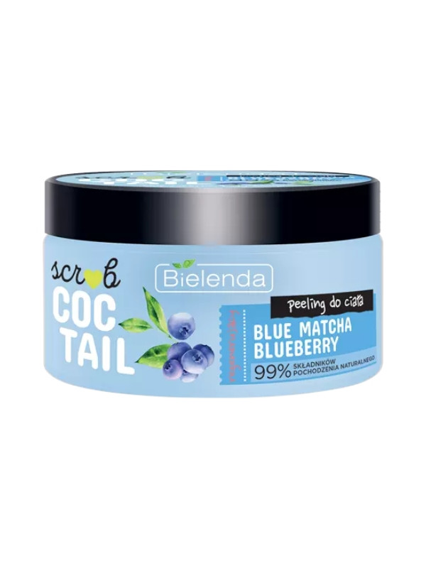 Bielenda Body Coctail  Peeling do ciała Blue Matcha + Blueberry 350 g