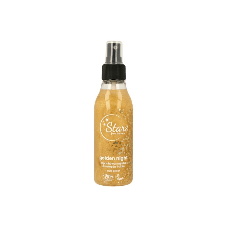 Stars from The Stars Golden Night scented hair and body mist 150 ml