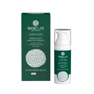 BasicLab Complementis Prebiotic Calming Face Cream 5 % пребіотиків, 1% центелли азіатської та вітамін F 50 мл