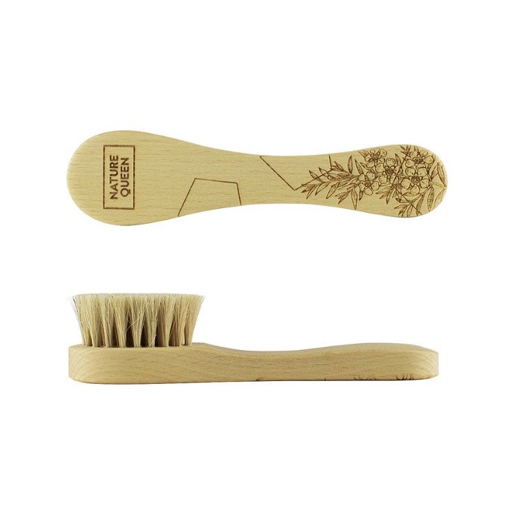 Nature Queen Dry facial massage brush 1 piece