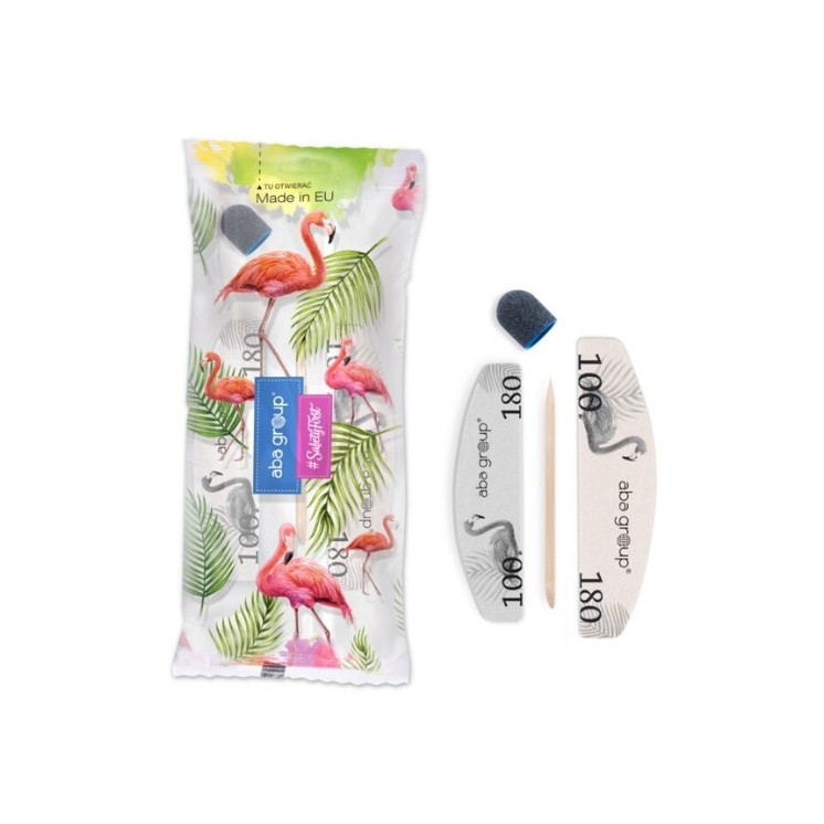 Aba Group Pedicure 100/180: Vijl + Polijstmachine + Dop 120R7 + Houten stok