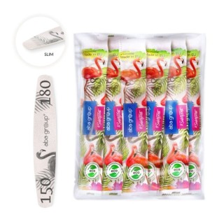 Пилка для нігтів Aba Group Safe Package Ellipse Slim Flaming 150/180 25 шт.