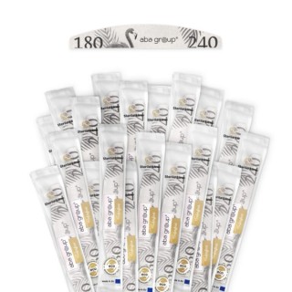 Aba Group Sterile Line Пилка для нігтів Crescent Slim Flaming 180/240 25 штук