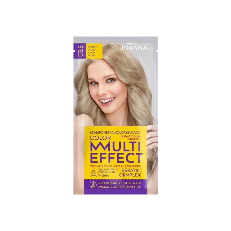 Joanna Multi Effect Color Coloring hair shampoo /03, 5 / Silver Blond