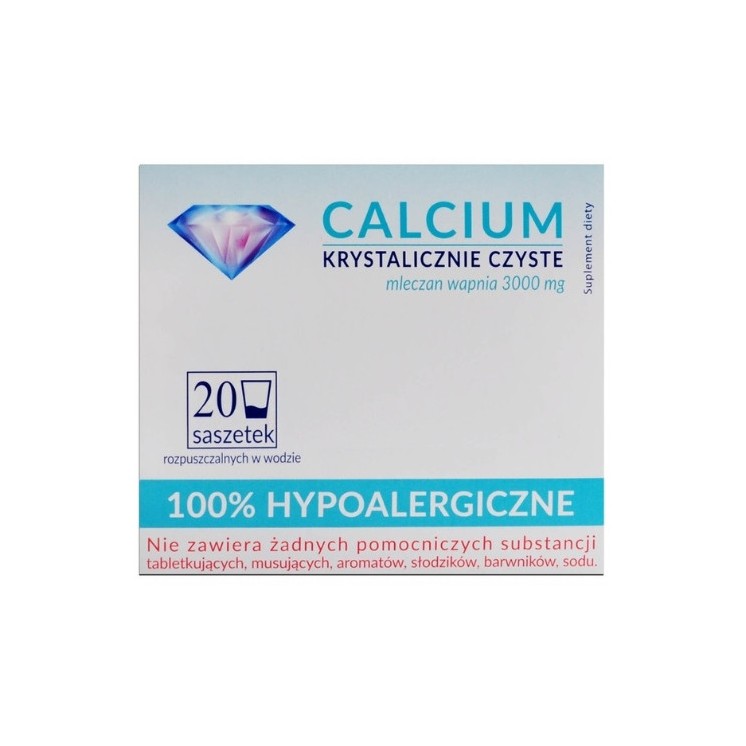 Calcium Crystal Clear 100% гіпоалергенний 20 пакетиків
