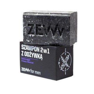 Zew For Men 2w1 Szampon z Odżywką zawiera węgiel drzewny z Bieszczad 85 ml