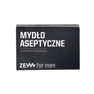Zew for Men Aseptic soap for men with colloidal silver 85 ml