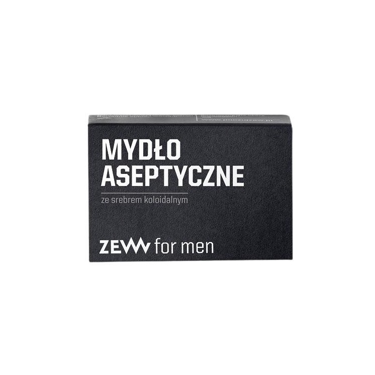Zew for Men Aseptic soap for men with colloidal silver 85 ml