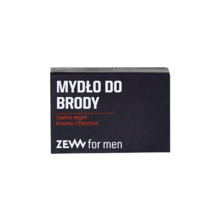 Zew for Men Beard soap for men contains Charcoal from Bieszczad 85 ml
