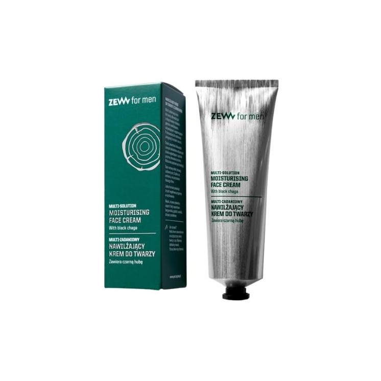 Zew for Men Multi-task Moisturizing Face Cream for Men with Black Hub 80 ml