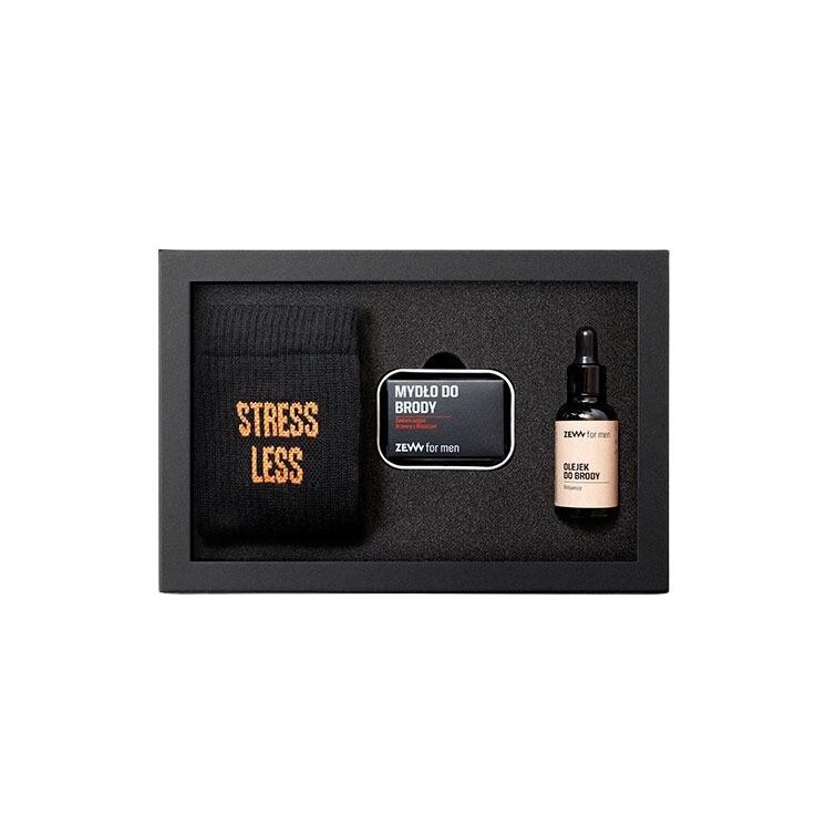 Zew for Men Wyluzowany Drwal Bundle for Men: Socks + Beard Soap + Beard Oil