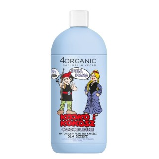 4Organic Kajko i Kokosz naturalny Płyn do kąpieli dla dzieci Duża Piana Owoce Leśne 500 ml