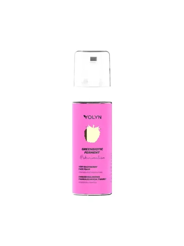 Yolyn Pianka do mycia twarzy Malina 150 ml