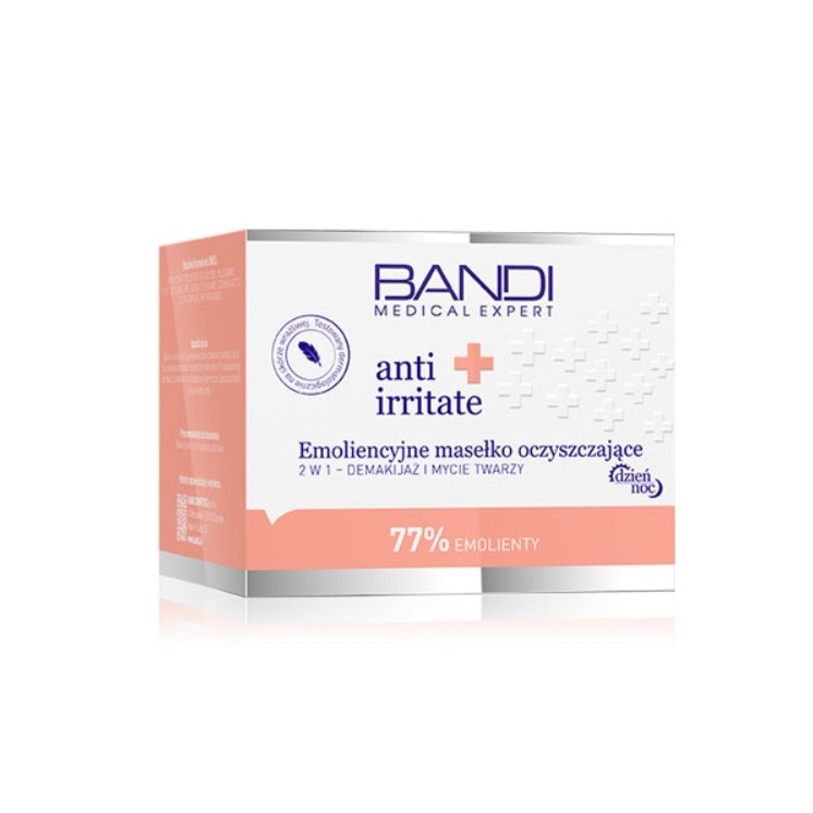 Beurre nettoyant émollient anti-irritant 2 en 1 Bandi Medical Expert pour le démaquillage et le nettoyage du visage 90 ml