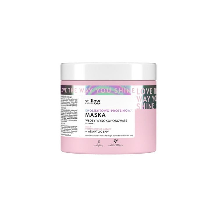 Vis Plantis so!flow Emollient-protein mask for high porosity and brittle hair 400 ml
