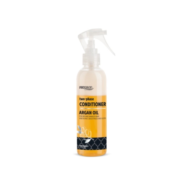 Prosalon Professional tweefasige conditioner voor droog en beschadigd haar met arganolie 200 g