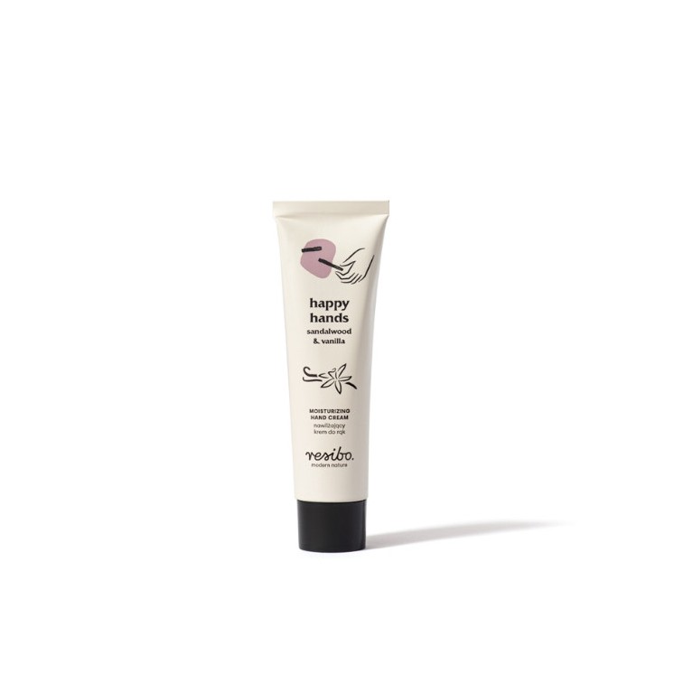 Resibo Happy Hands Hydraterende Handcrème Sandelhout & Vanille 50 ml
