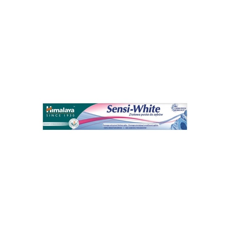 Himalaya herbal whitening toothpaste for sensitive and bleeding gums Sensi- White 75 ml