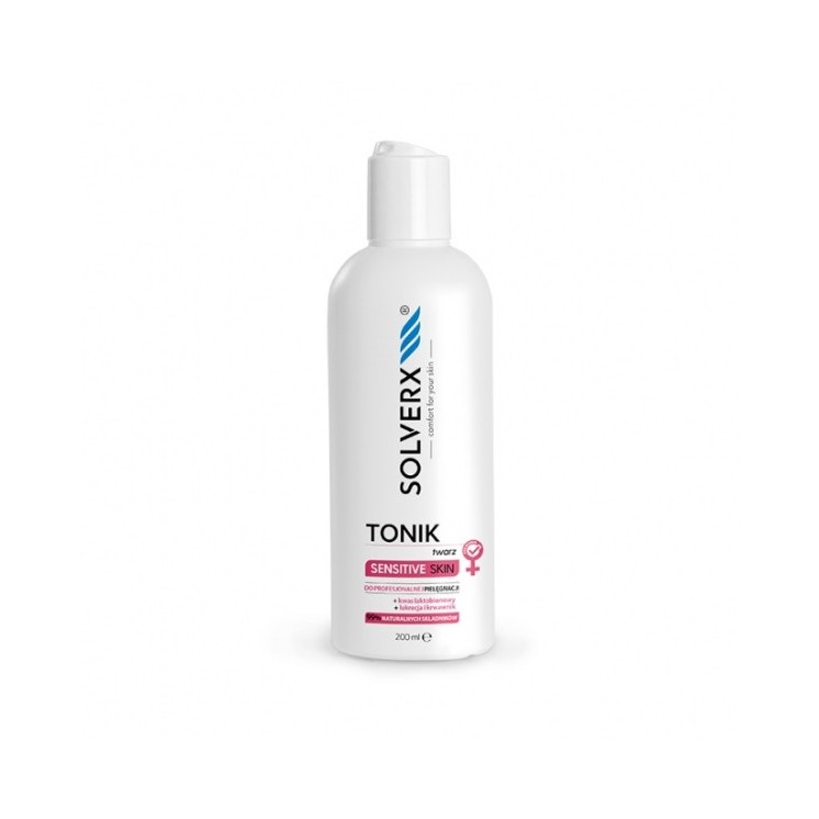 Solverx Sensitive Skin delicate tonic balancing the pH of the skin 200 ml