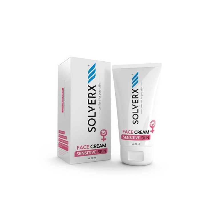Крем для обличчя Solverx Sensitive Skin 50 мл