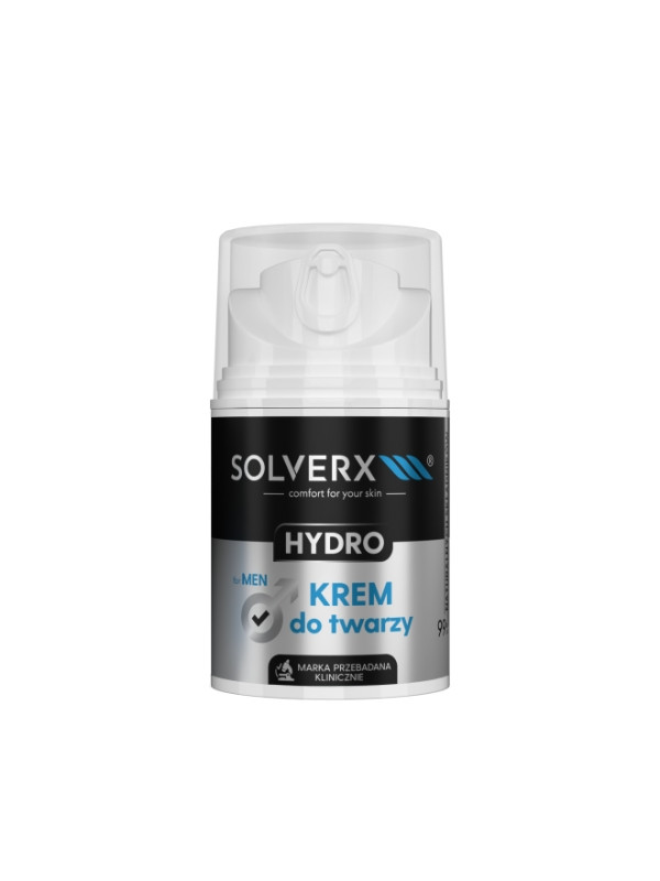 Solverx for Men Hydro Krem do twarzy dla mężczyzn nawilżający 50 ml