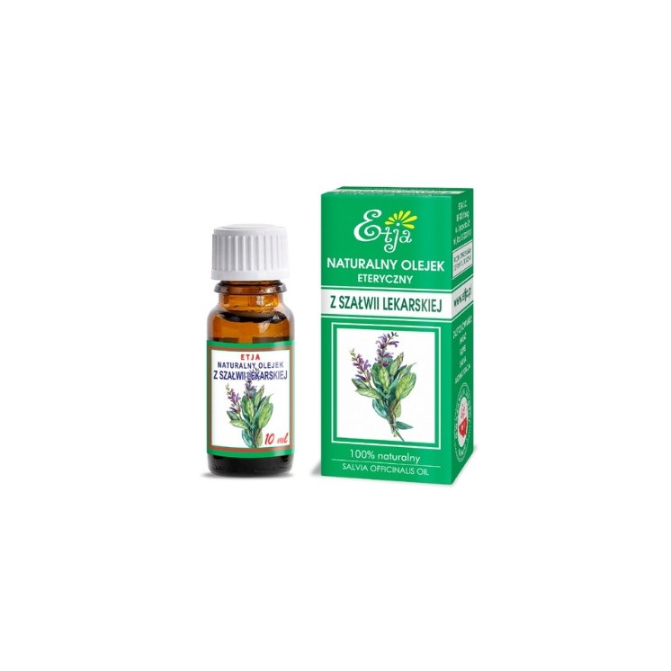 Etja Natuurlijke Salie Essentiële Olie 10 ml