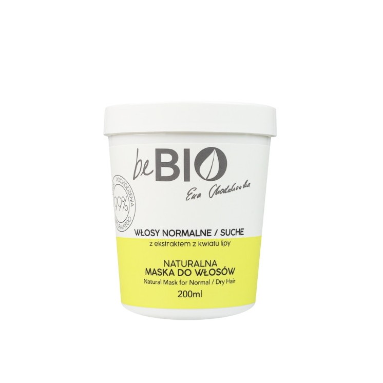 beBIO Ewa Chodakowska natural mask for dry and normal hair Linden flower
