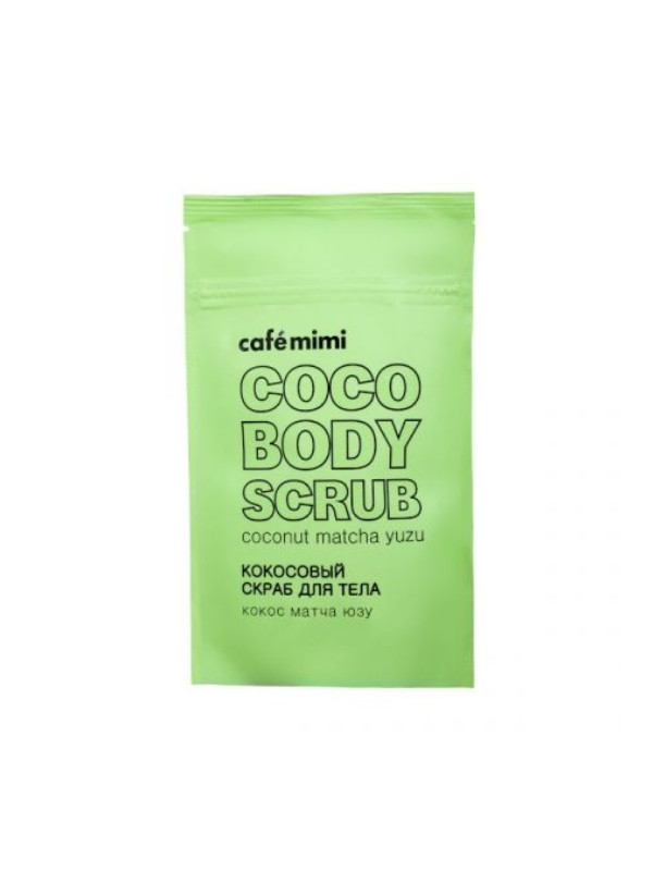 Cafe Mimi Scrub do ciala Kokos, Matcha i Yuzu 150 g