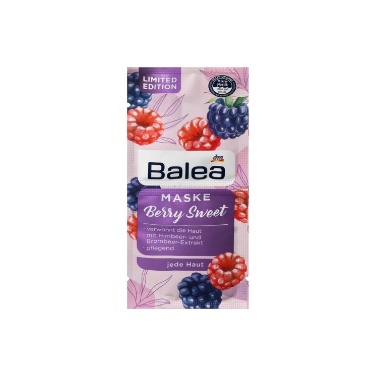 Balea Berry Gesichtsmaske 2x8 Sweet
